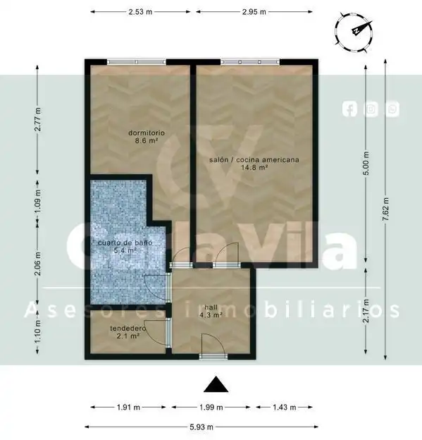 Dormitori de Apartament en venda en Lugo amb Calefacció, Parquet i Moblat