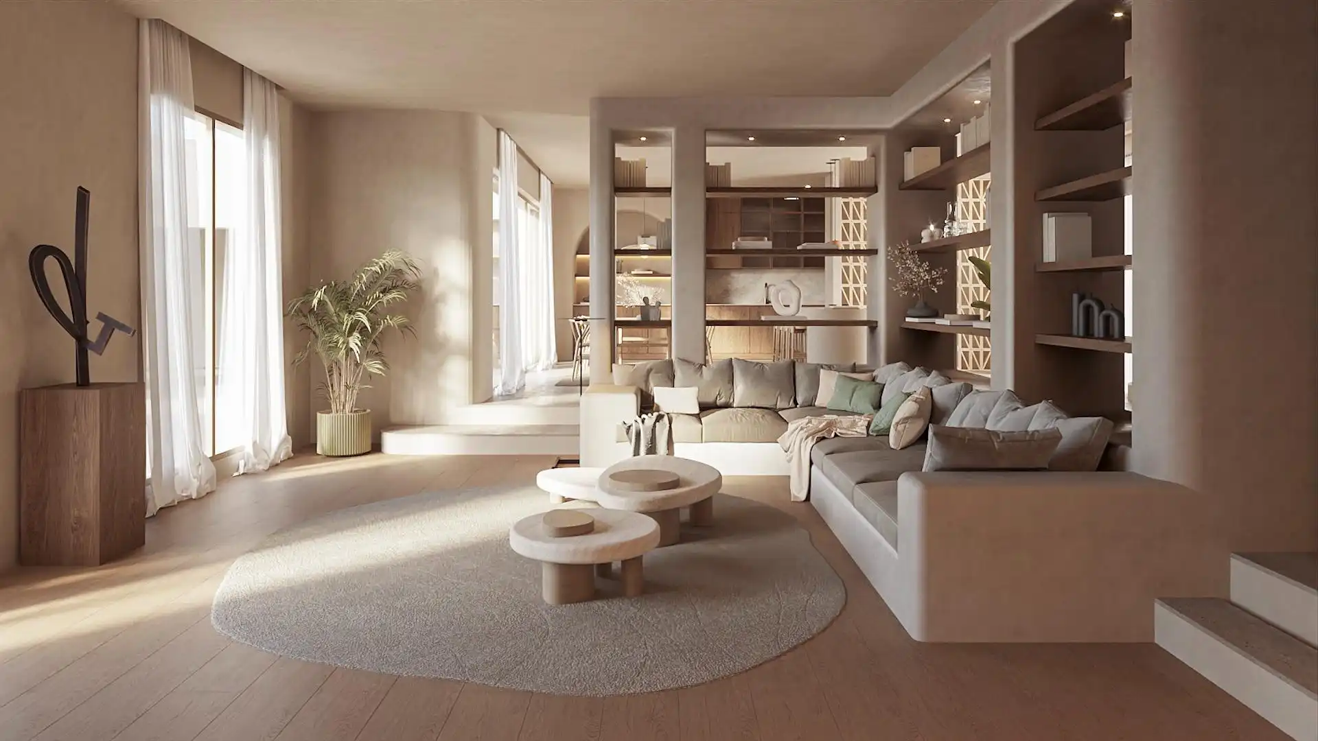 Sala de estar de Casa o chalet en venta en Altea con Aire acondicionado, Calefacción y Jardín privado