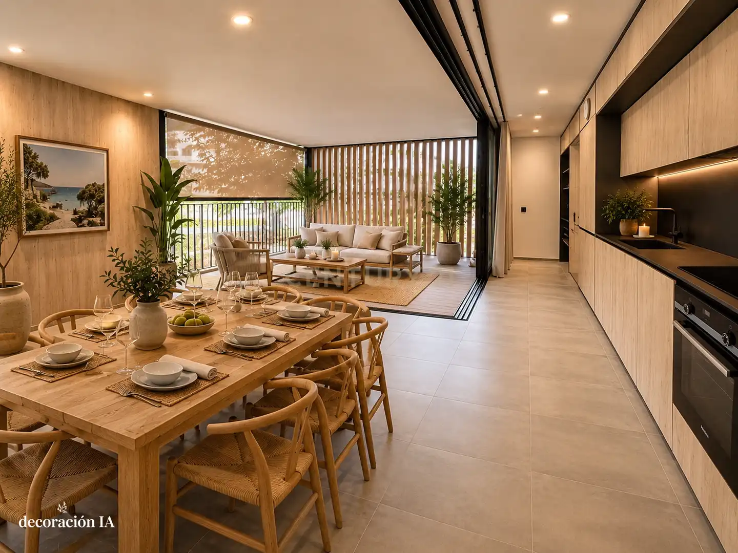 Terrassa de Apartament en venda en Santa Eulària des Riu amb Aire condicionat i Alarma