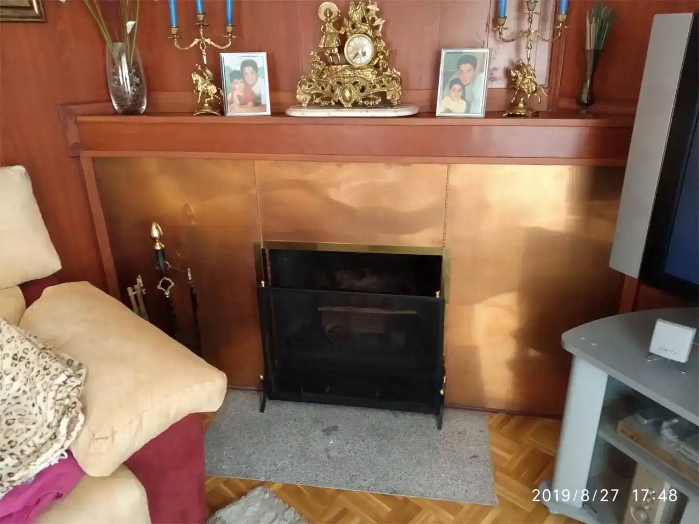 Sala d'estar de Casa adosada en venda en Piedrahíta amb Aire condicionat, Parquet i Traster