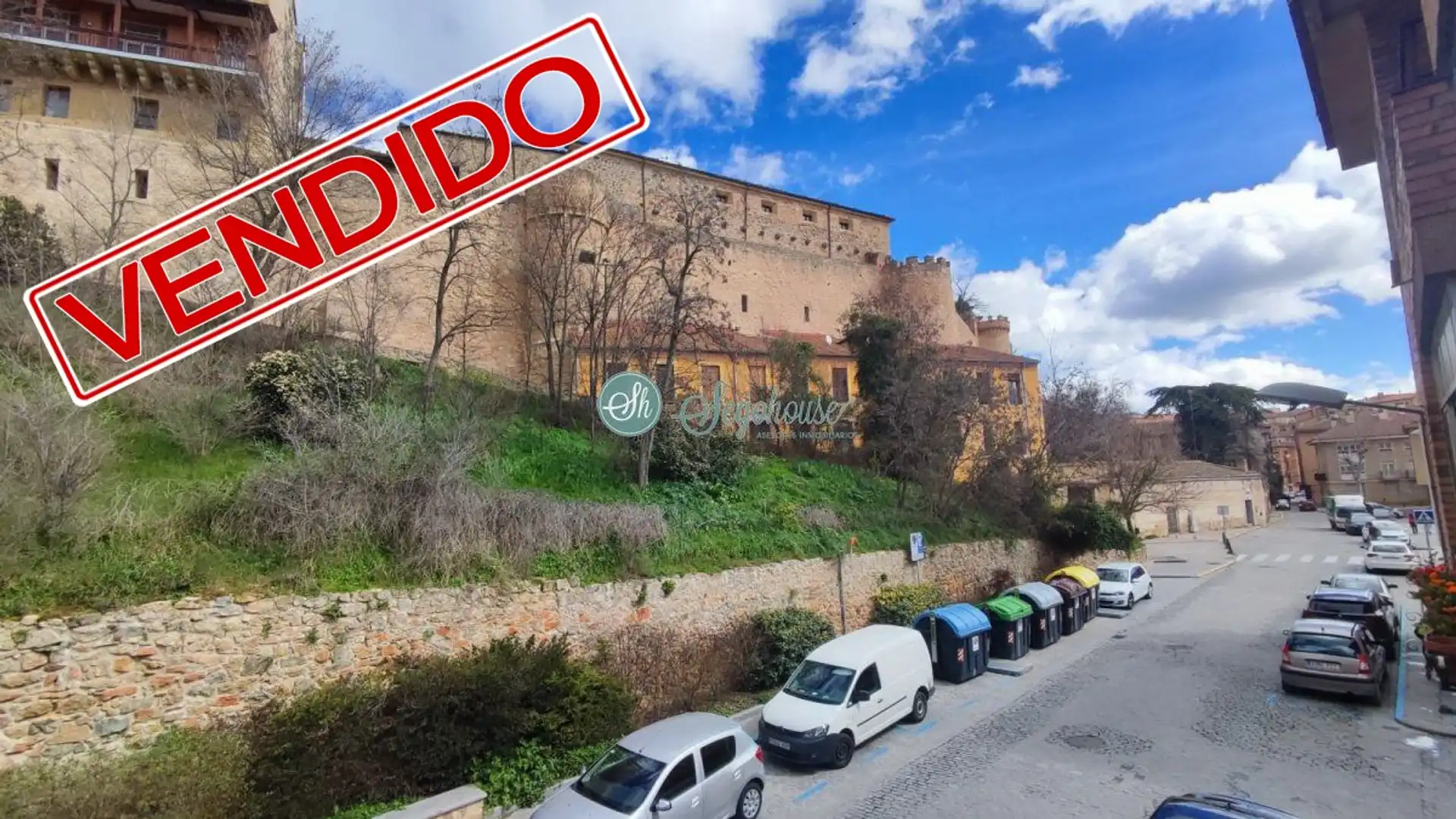Vista exterior de Piso en venta en Segovia Capital con Calefacción, Parquet y Terraza