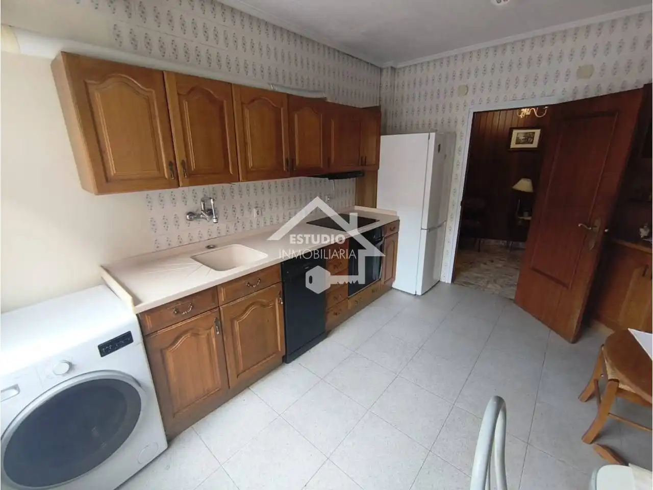 Küche von Wohnung zum Verkauf in Navarrete mit Heizung, Terrasse und Abstellraum