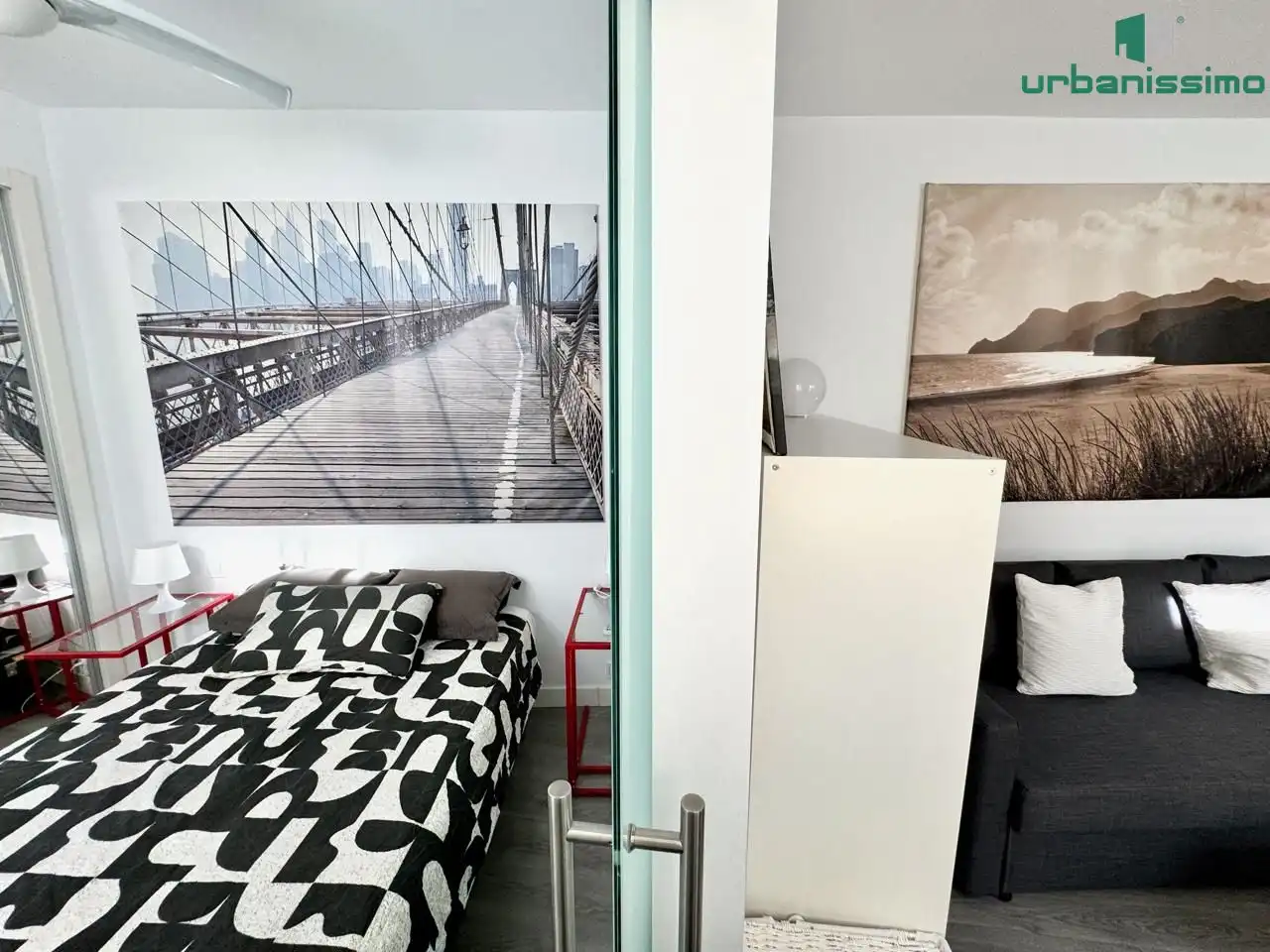 Bedroom of Apartments for sale in Madrid  with Air Conditioner