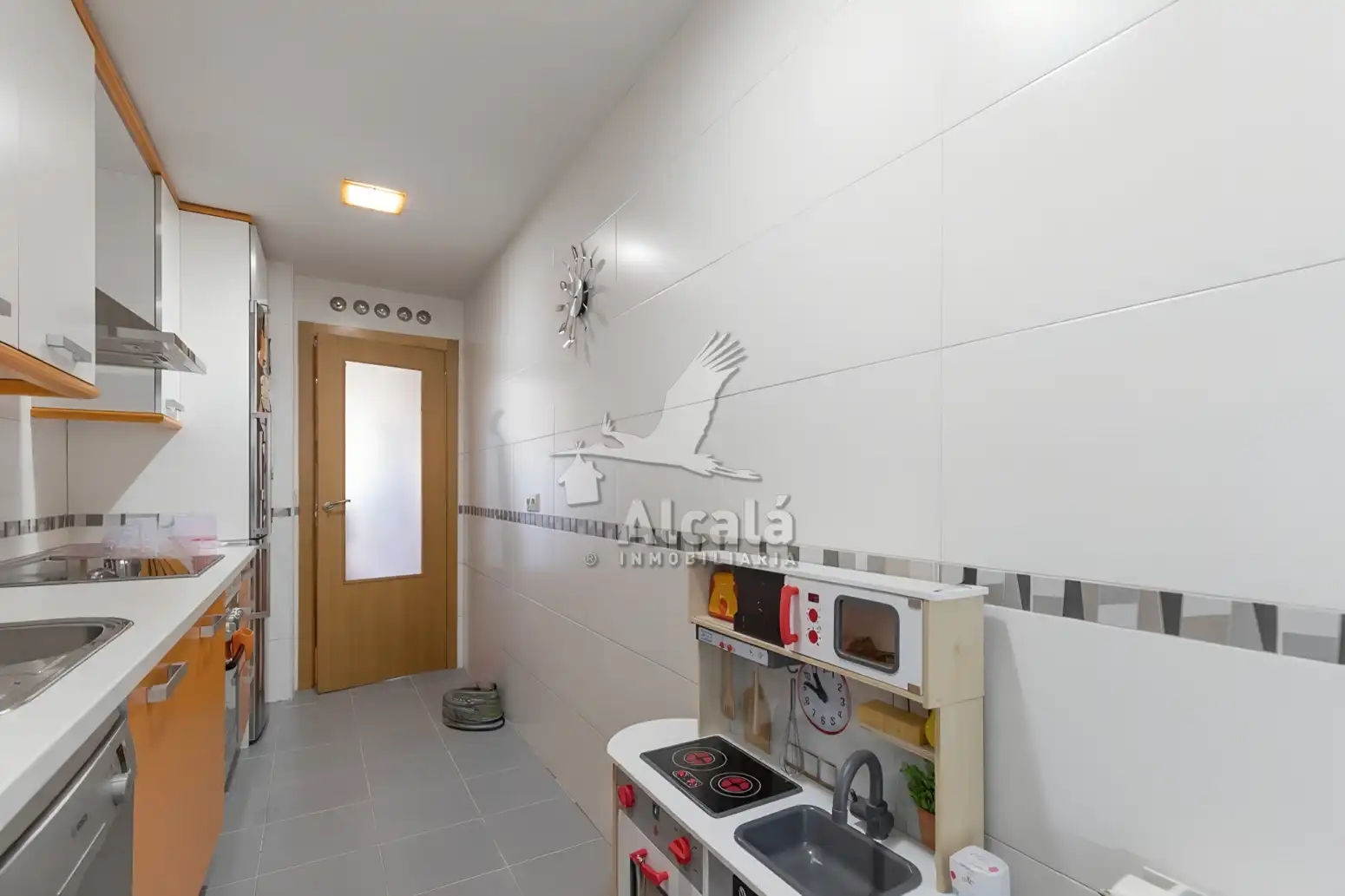 Küche von Wohnung zum Verkauf in Alcalá de Henares mit Klimaanlage, Heizung und Privatgarten