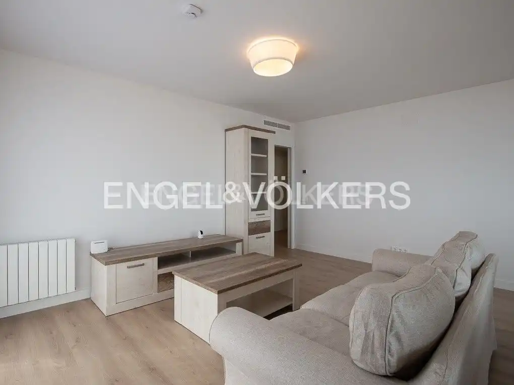 Wohnzimmer von Wohnung zur Miete in Valencia mit Klimaanlage, Heizung und Parkett