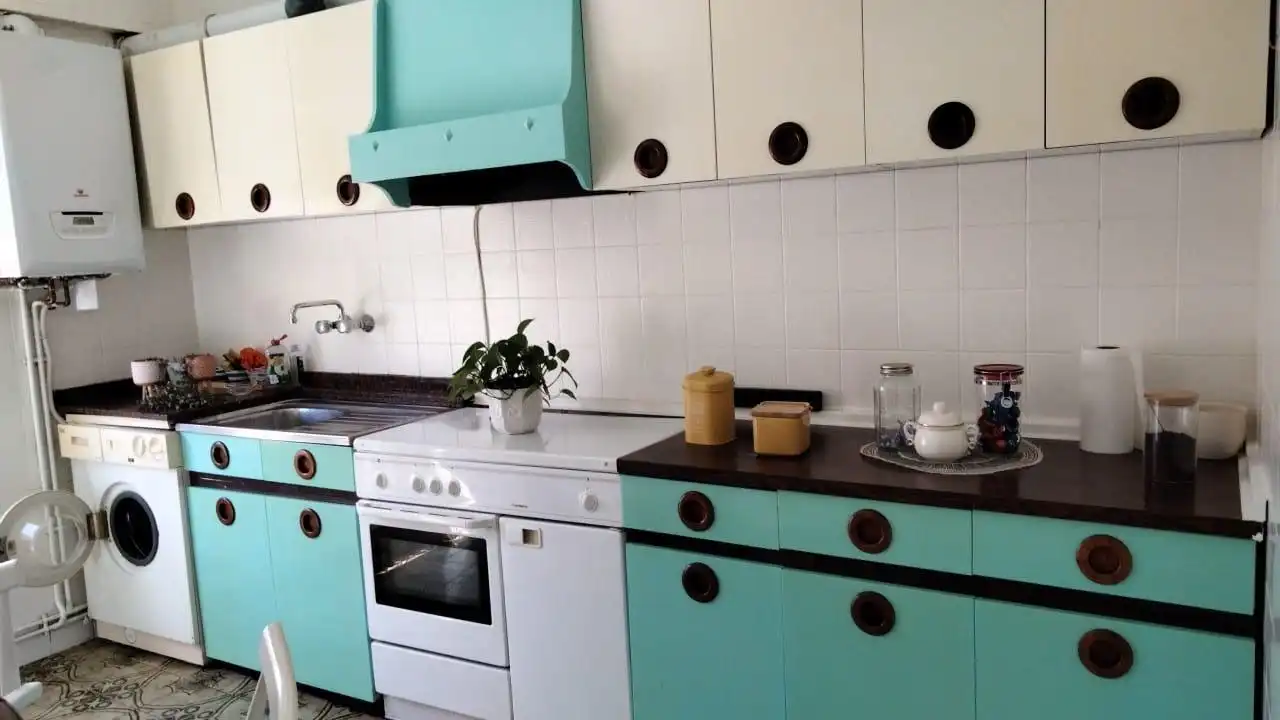 Cocina de Piso de alquiler en Torrelavega  con Amueblado