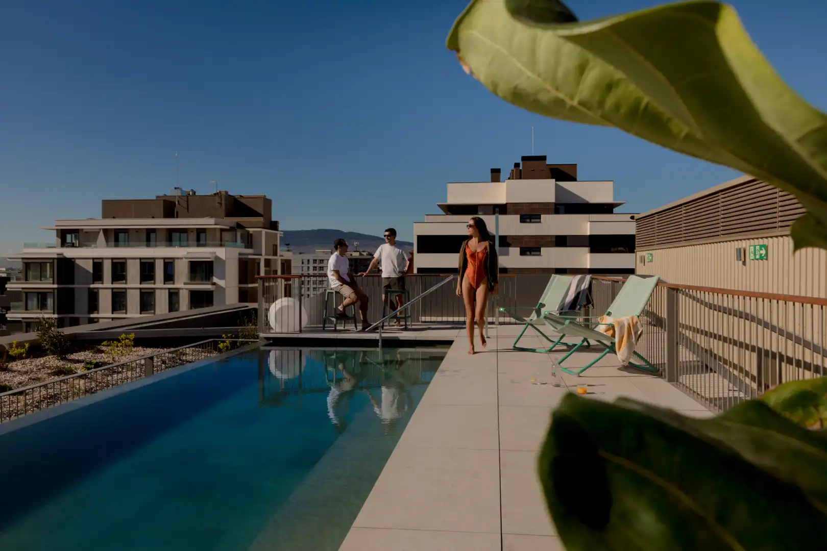 Piscina de Apartament de lloguer en  Pamplona / Iruña amb Moblat, Microones i TV