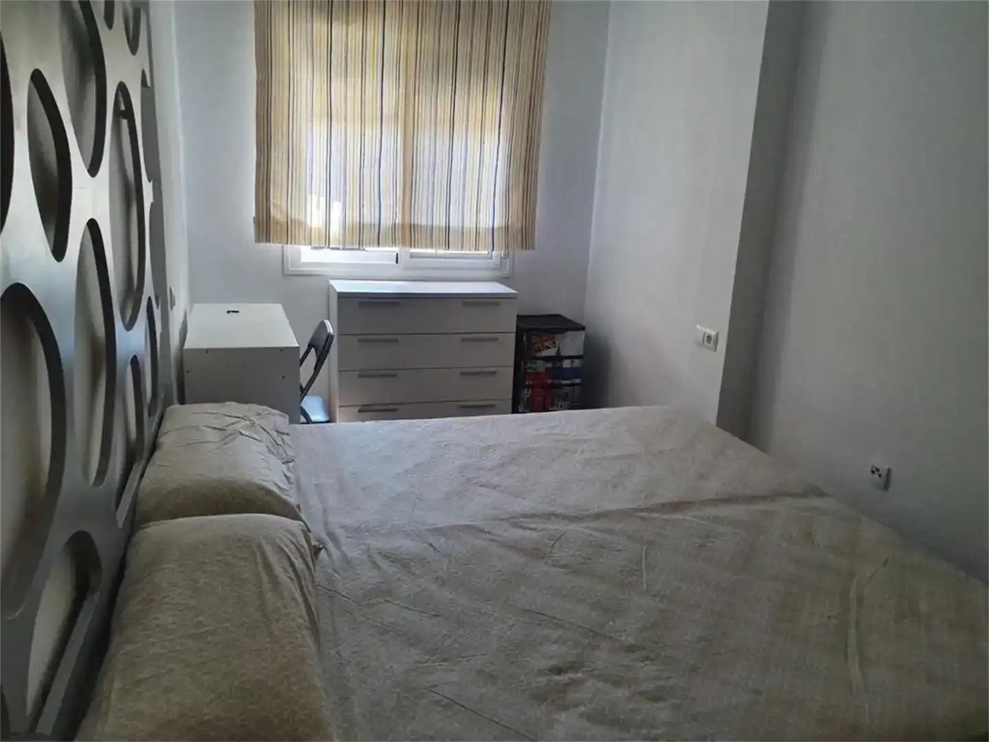 Bedroom of Flat for rent in Vera  with Air Conditioner, Private garden and Furnished