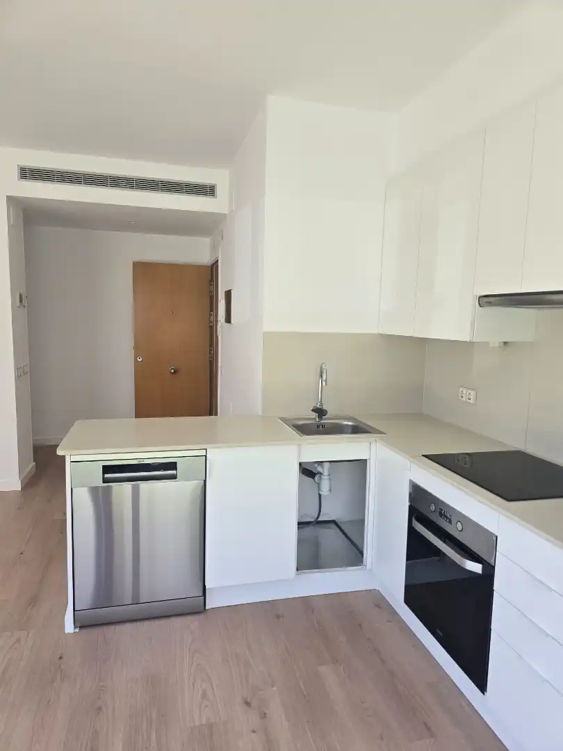 Küche von Wohnung zum Verkauf in Vandellòs i l'Hospitalet de l'Infant mit Klimaanlage, Heizung und Privatgarten