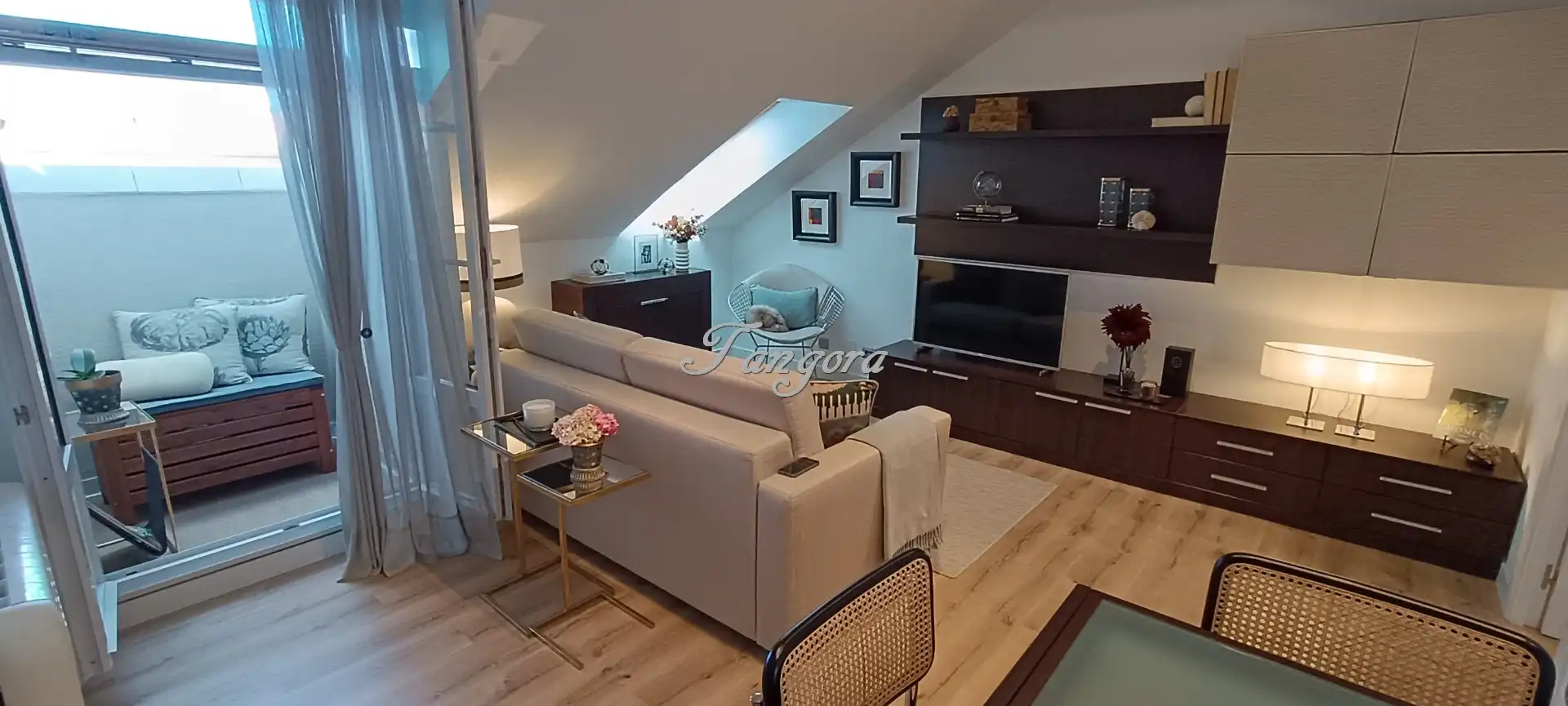 Sala de estar de Ático en venta en Ribamontán al Mar con Calefacción, Parquet y Terraza