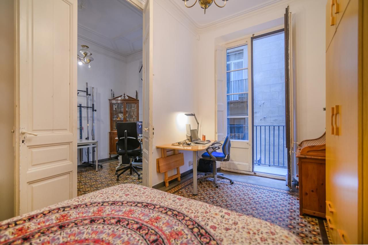 Bedroom of Flat for sale in  Barcelona Capital  with Storage room and Balcony