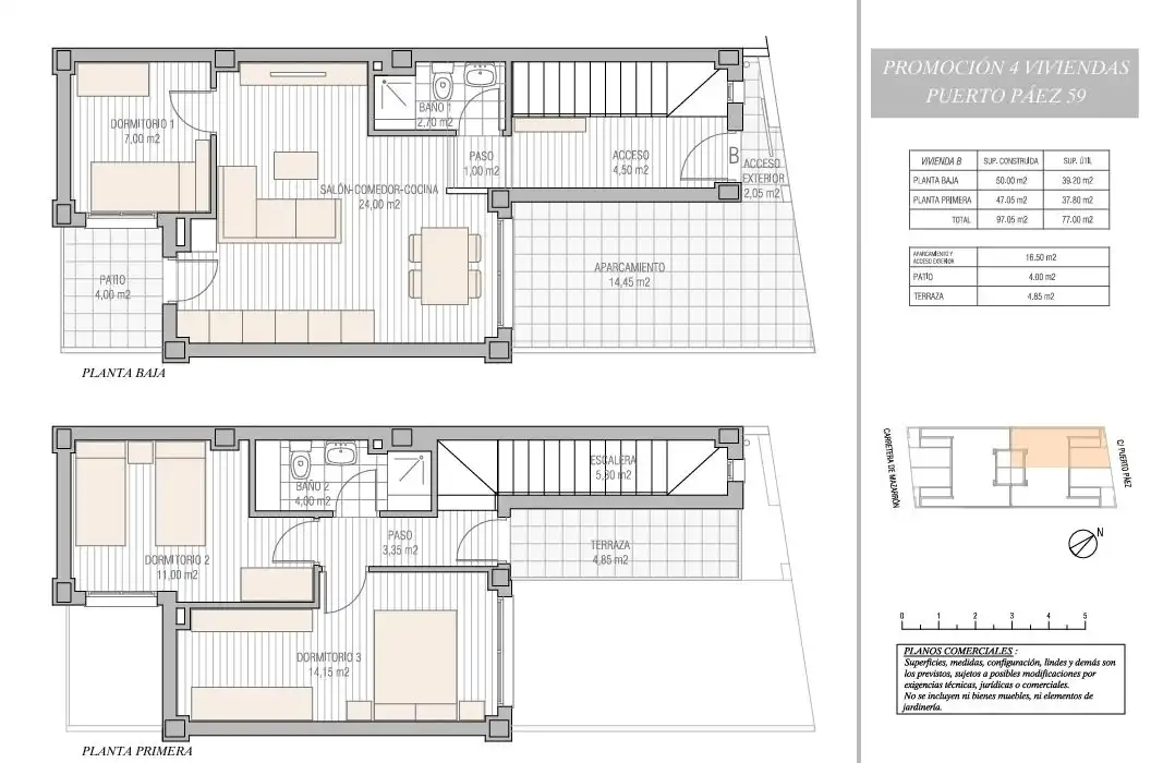 Casa adosada en venta en Cartagena con Terraza