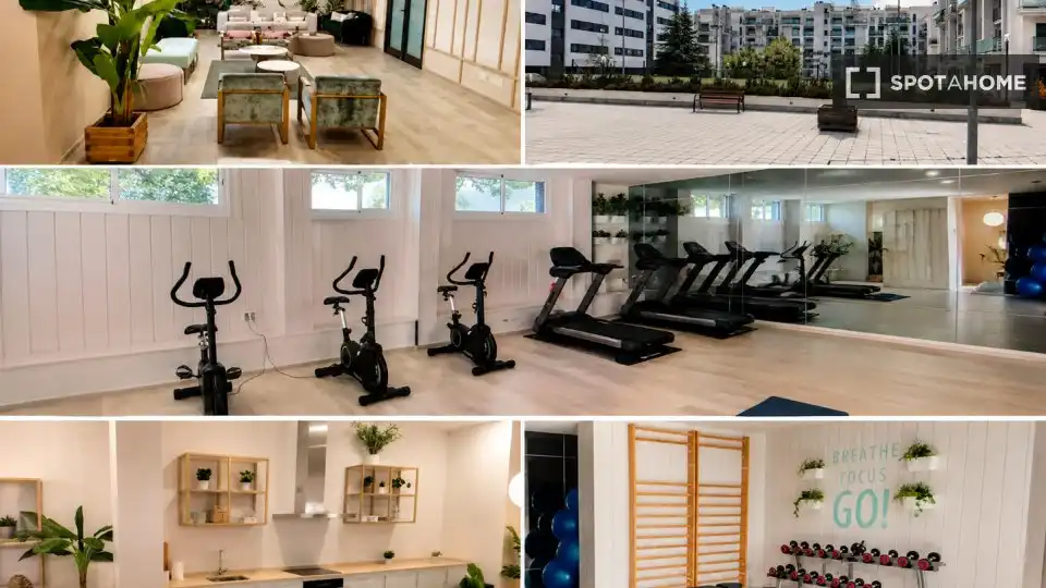 Apartament per a compartir en Valladolid amb Aire condicionat, Terrassa i Moblat