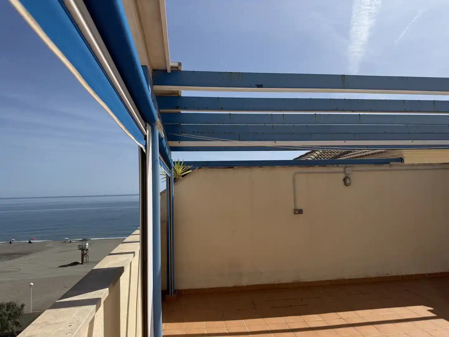 Terrassa de Dúplex de lloguer en Torrox amb Aire condicionat, Piscina i Moblat
