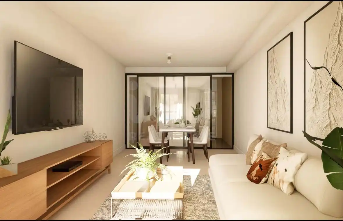 Living room of Flat for sale in Valls  with Air Conditioner and Terrace