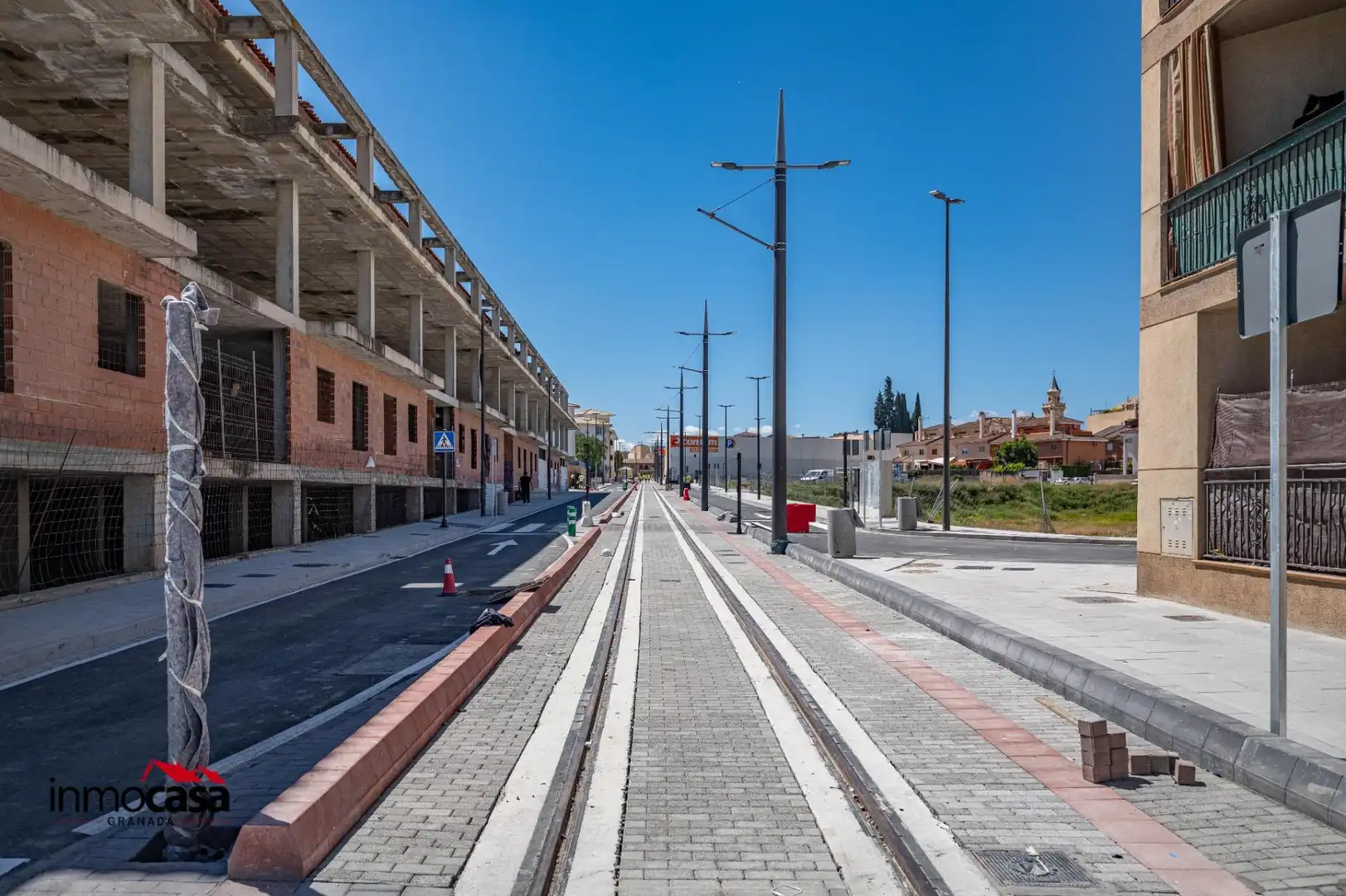 Exterior view of Flat for sale in Las Gabias  with Balcony and Community pool