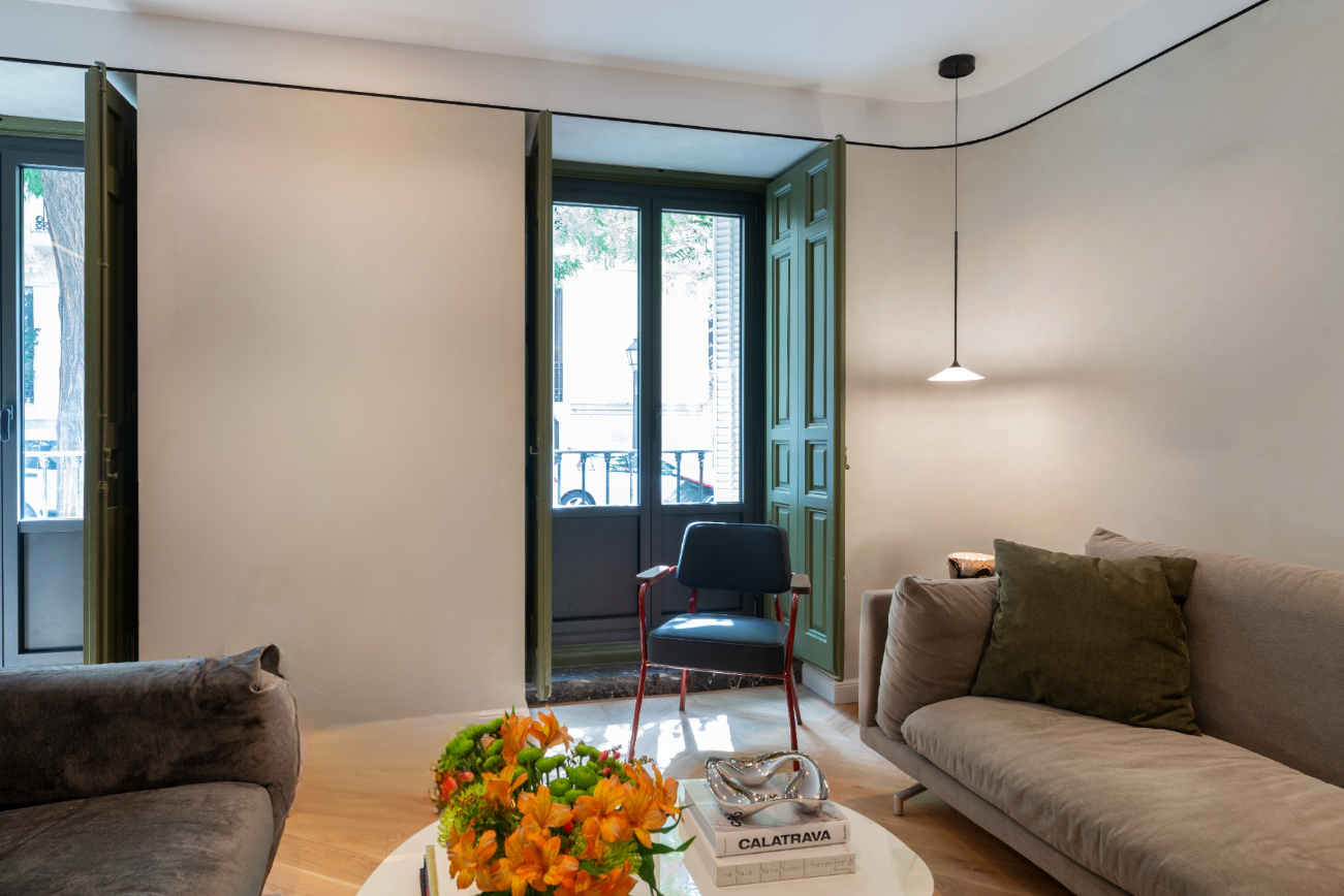 Sala d'estar de Pis en venda en  Madrid Capital amb Aire condicionat, Calefacció i Traster