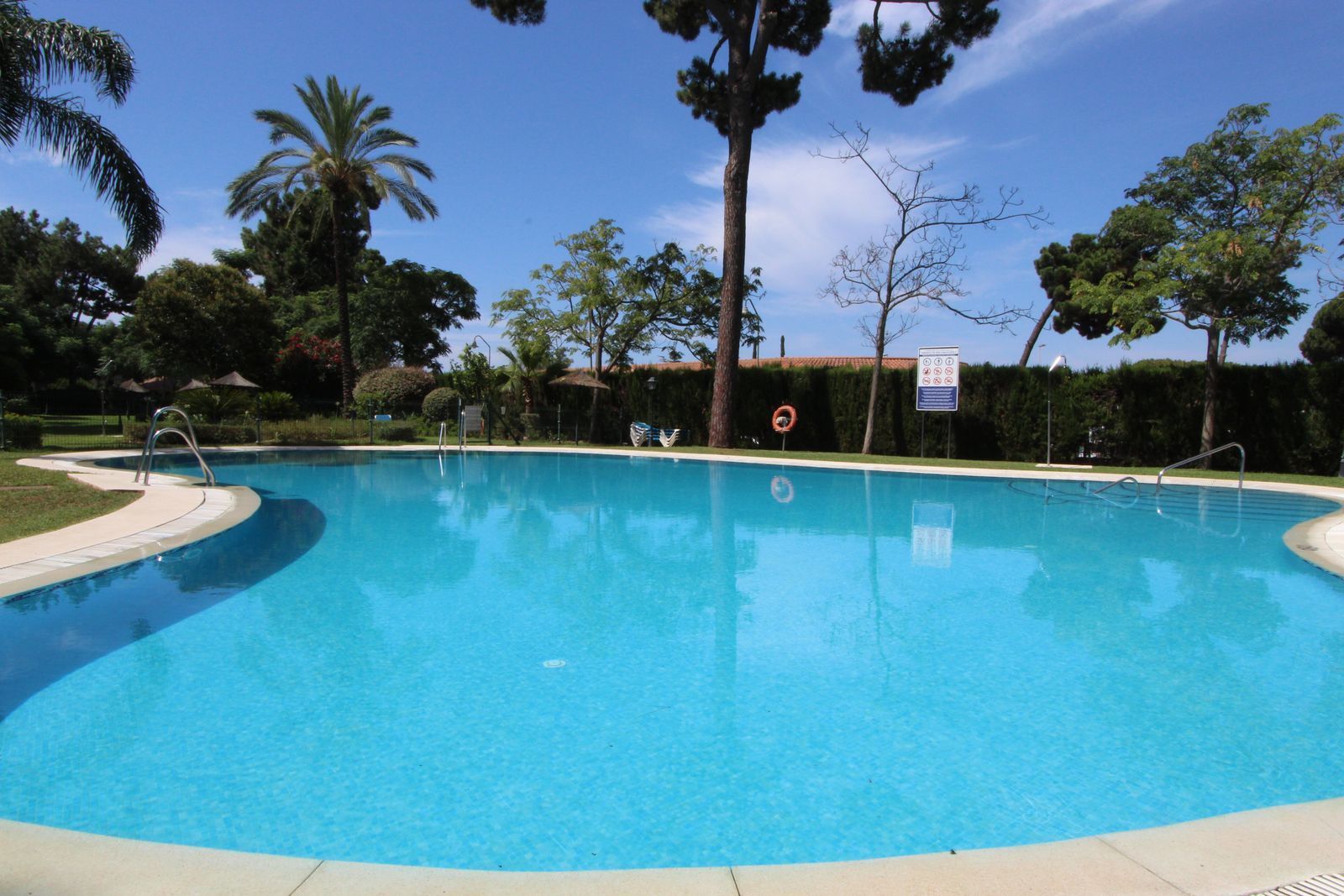 Swimming pool of Attic for sale in Marbella  with Air Conditioner, Terrace and Storage room
