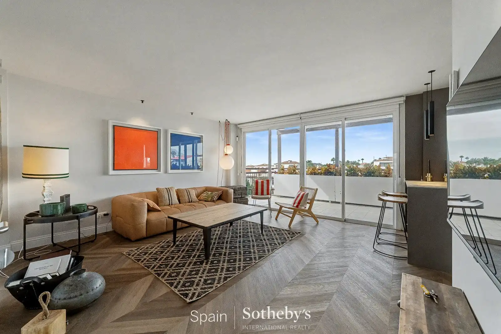 Sala de estar de Apartamento en venta en Golf del Sur - Amarilla Golf 