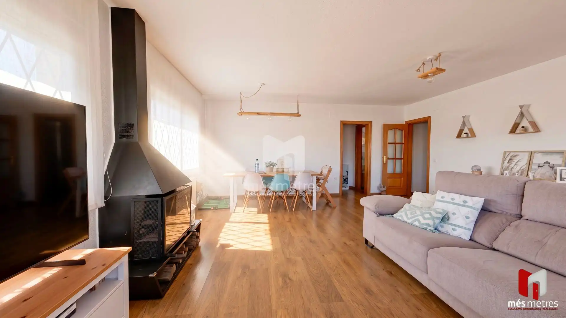 Living room of Flat for sale in Alella  with Heating, Private garden and Terrace