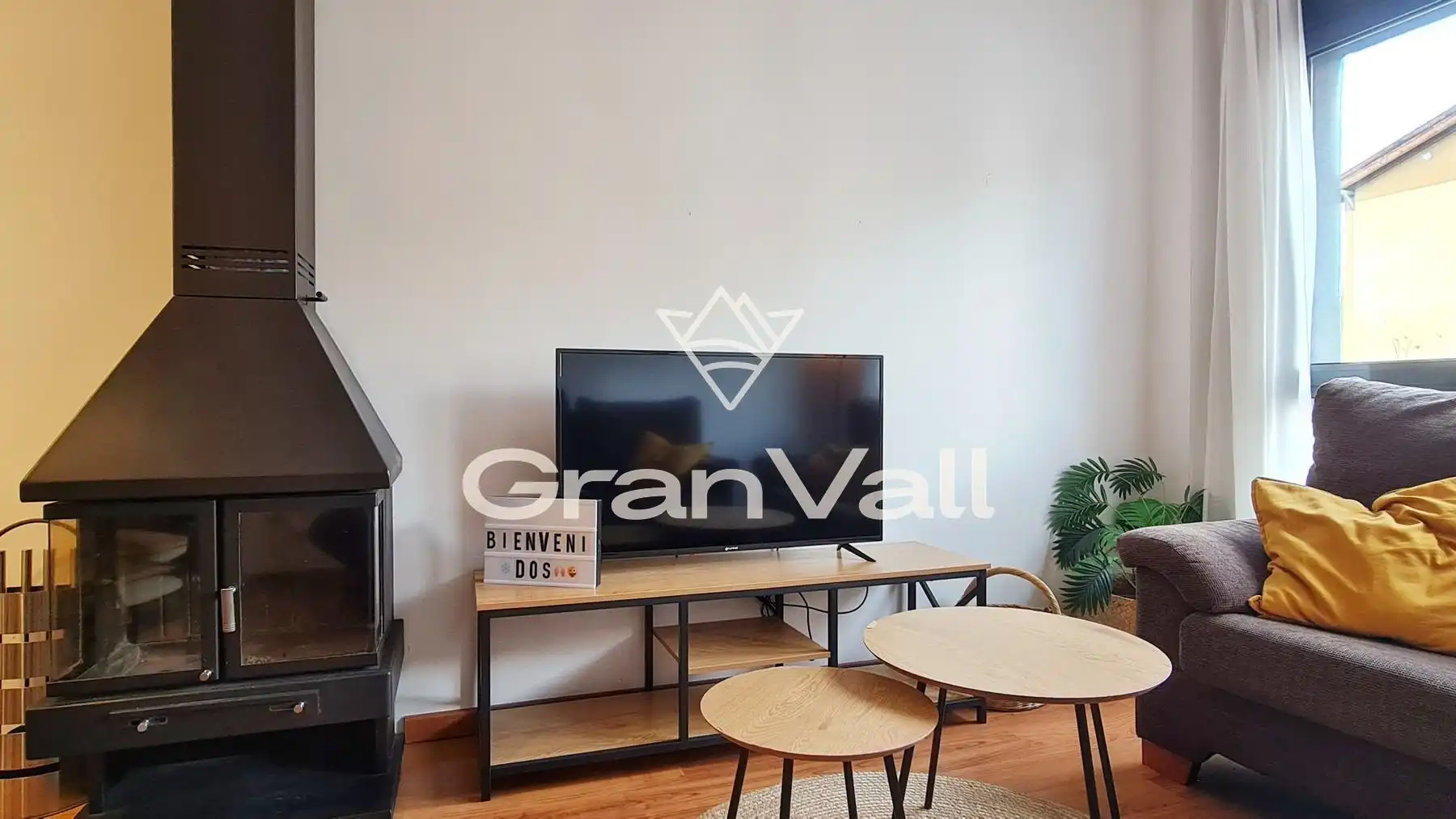 Sala de estar de Apartamento en venta en La Molina