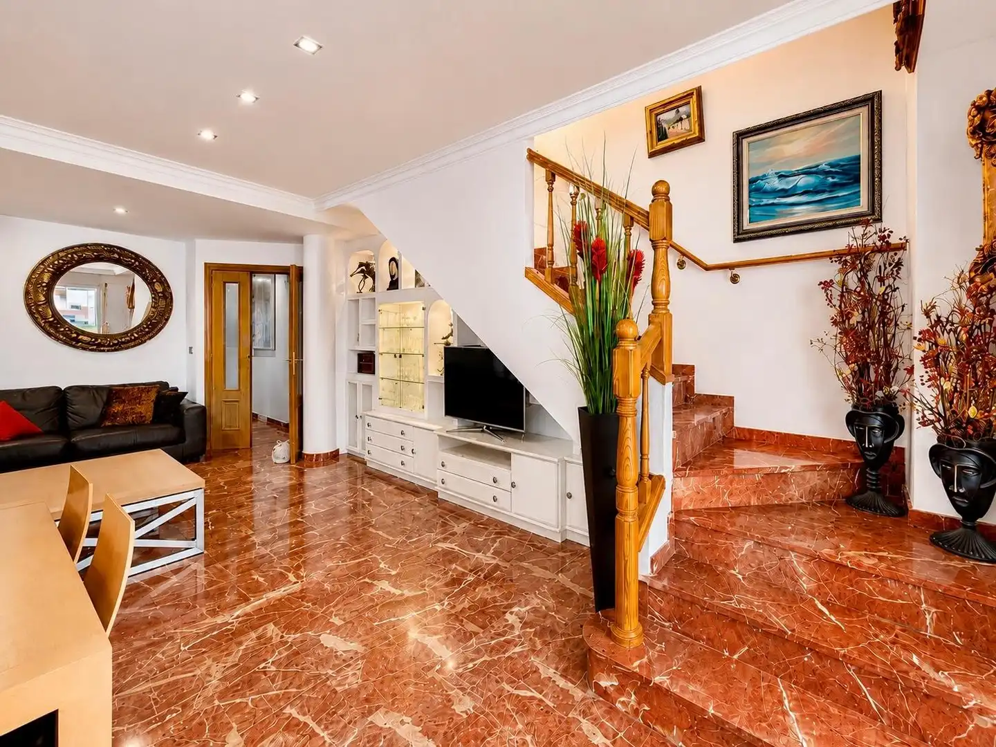 Sala d'estar de Àtic de lloguer en Valencia amb Aire condicionat, Calefacció i Terrassa