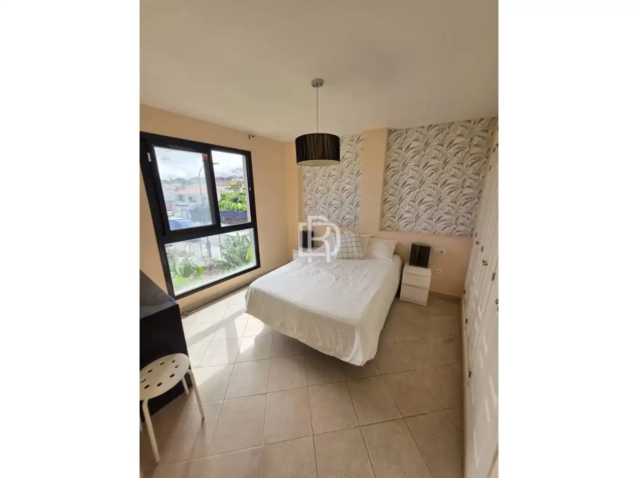 Schlafzimmer von Dachboden zur Miete in Puerto de la Cruz mit Terrasse, Möbliert und Balkon