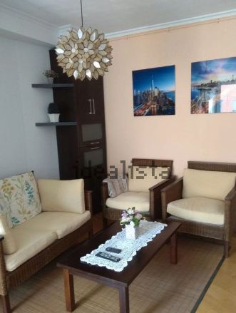 Living room of Apartment to rent in Santiago de Compostela   with Furnished