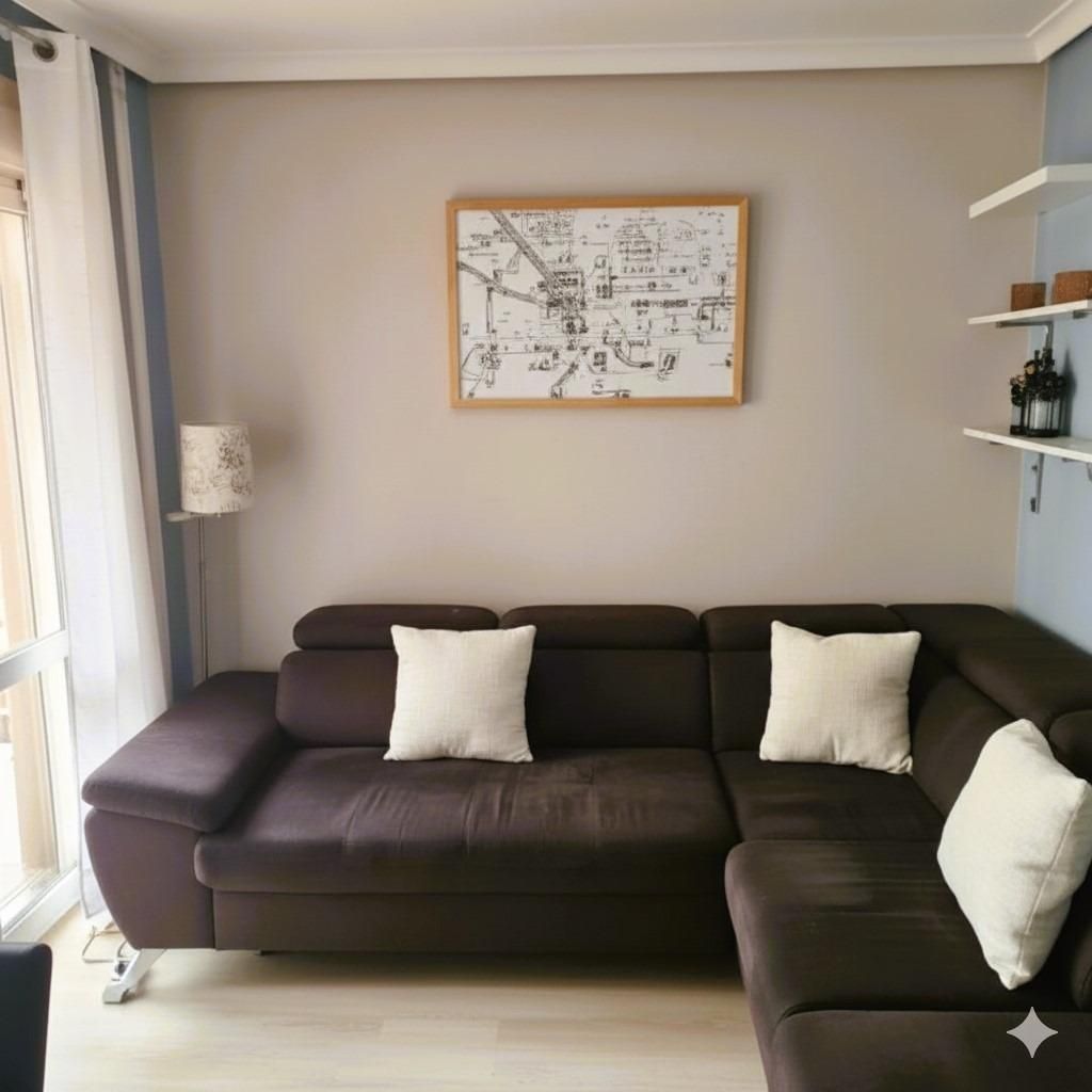 Living room of Flat for sale in Linares  with Terrace and Balcony