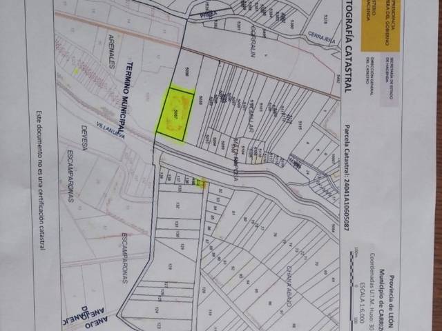 Terreno en Venta en Calle Doctor González Álvarez, 5 en Carrizo