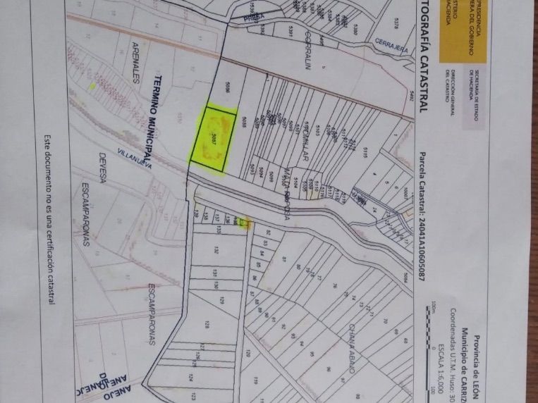 Land for sale in Carrizo