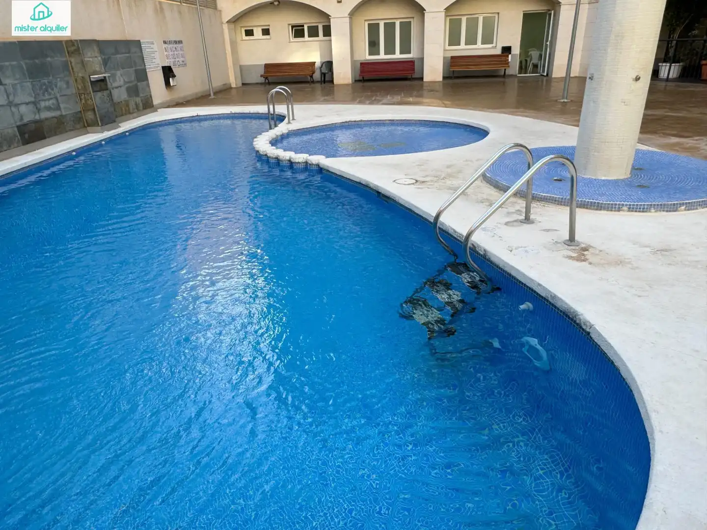 Swimming pool of Apartments for rent in El Campello  with Air Conditioner, Private garden and Terrace