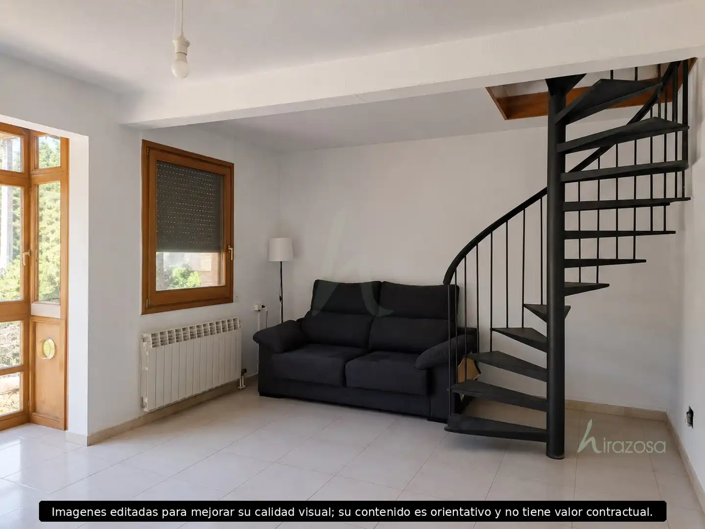 Sala de estar de Piso en venta en Aiguafreda con Calefacción y Balcón