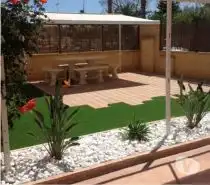 Terrassa de Casa adosada en venda en Rojales amb Aire condicionat, Calefacció i Jardí privat