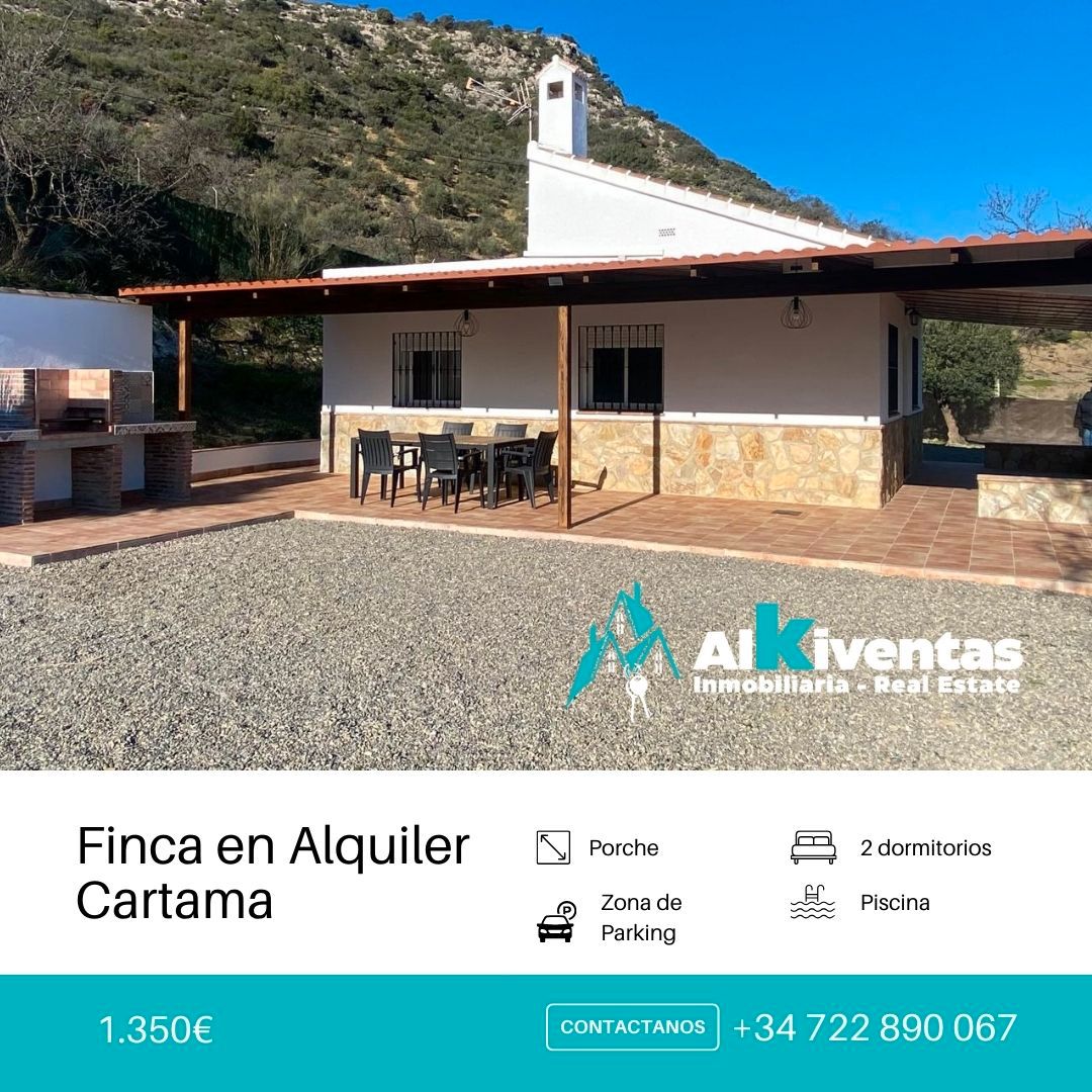 Vista exterior de Casa o xalet de lloguer en Cártama amb Moblat i Es permeten mascotes