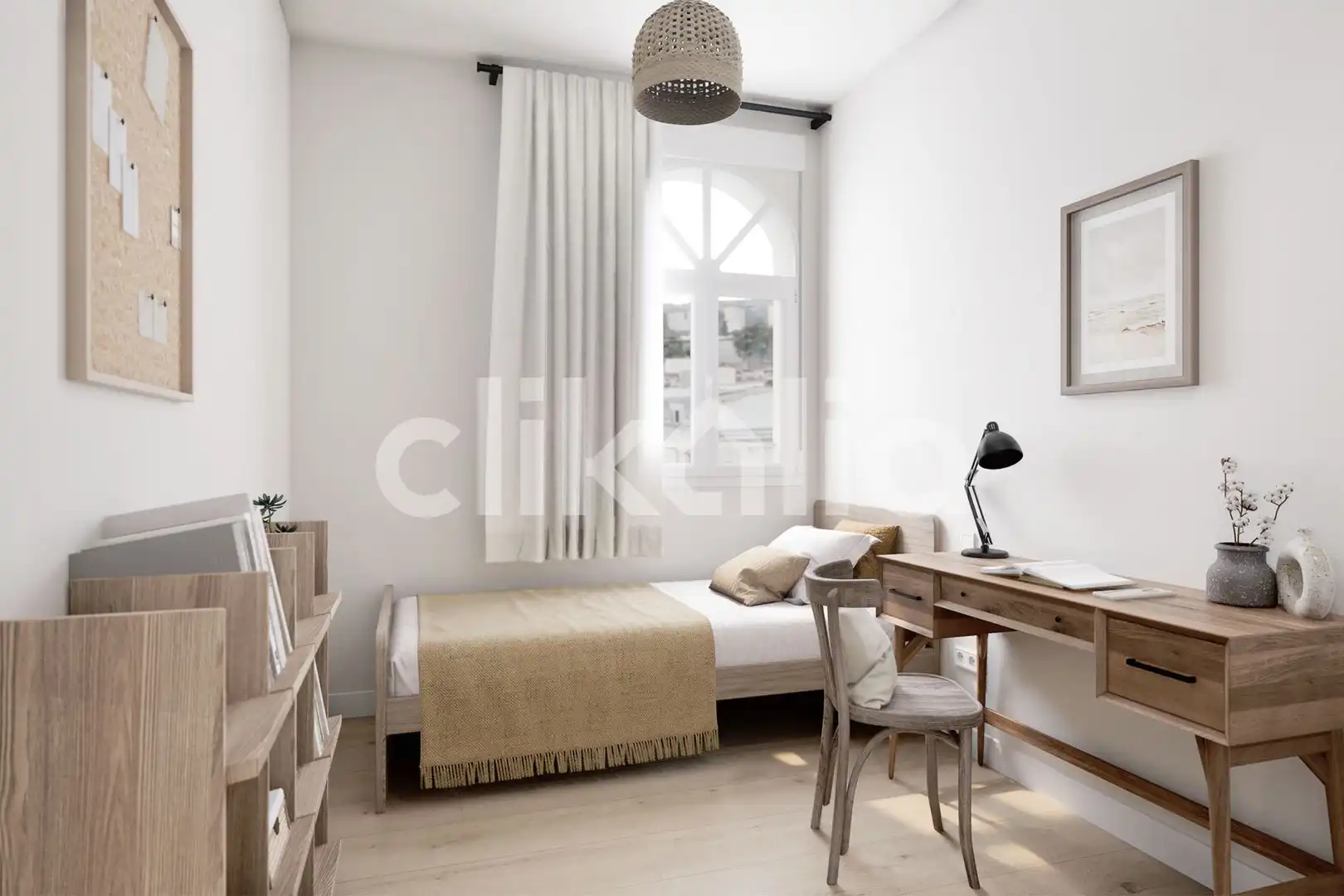 Bedroom of Flat for sale in Sevilla  with Air Conditioner and Private garden