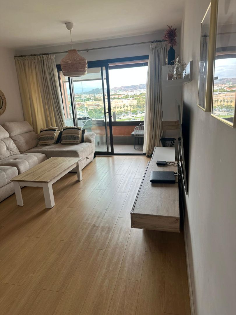 Living room of Flat to rent in Málaga Capital  with Air Conditioner, Heating and Parquet flooring