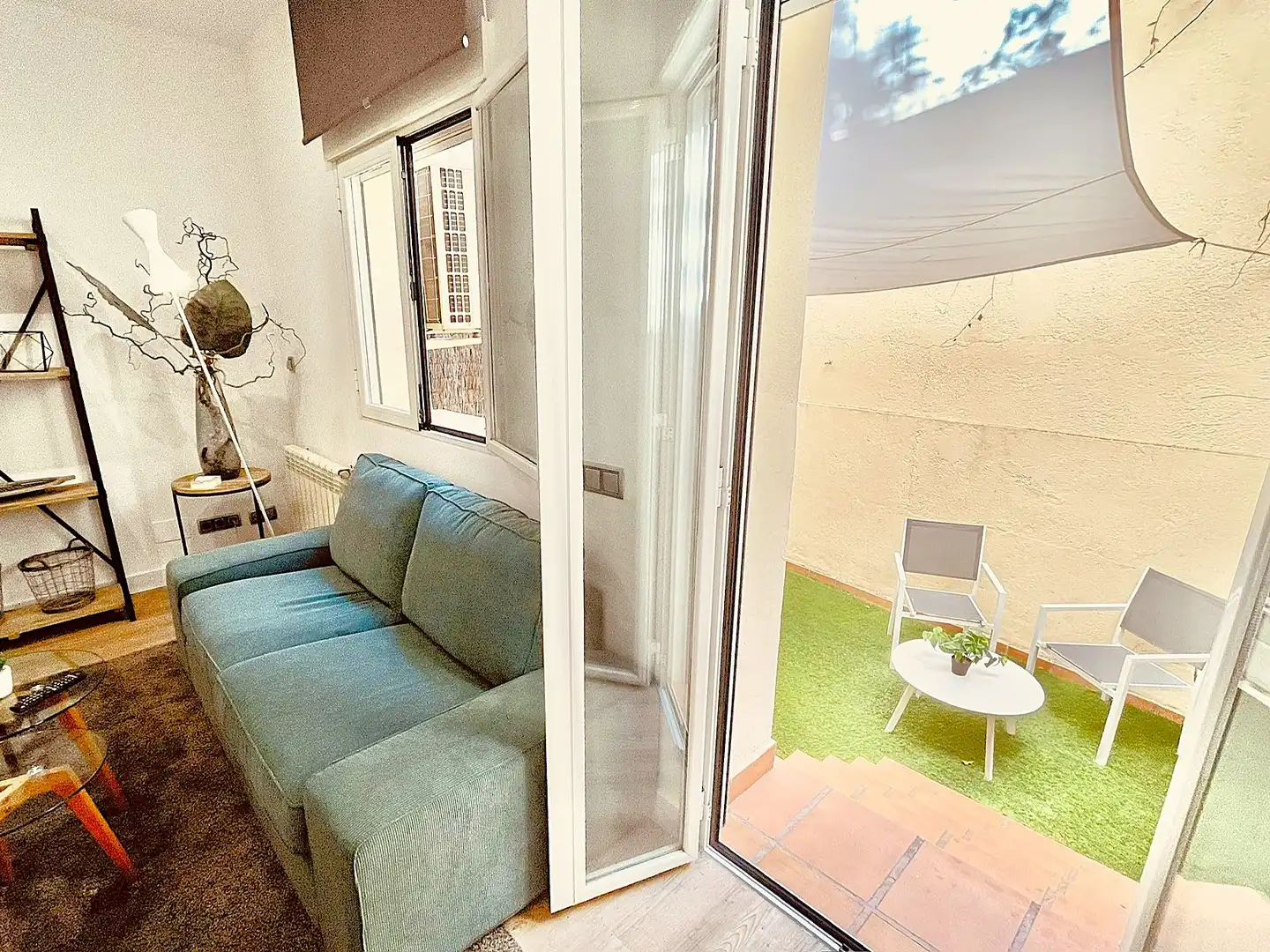 Terraza de Apartamento de alquiler en Madrid con Aire acondicionado, Calefacción y Terraza
