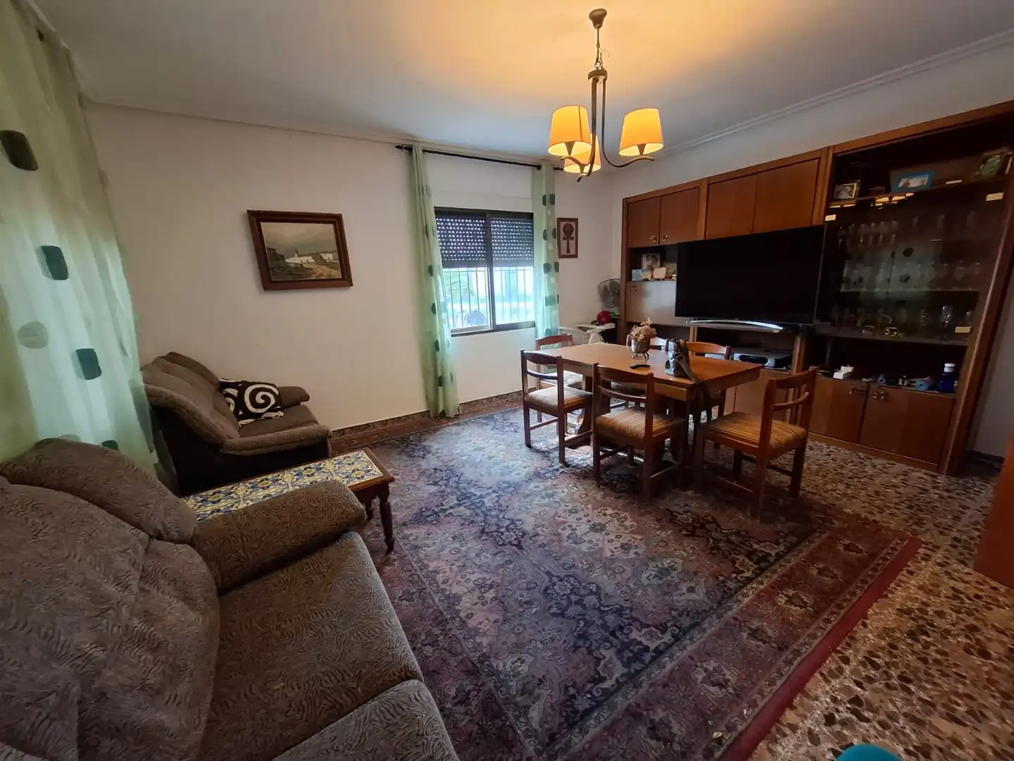 Sala d'estar de Casa o xalet en venda en Elche / Elx amb Jardí privat i Moblat