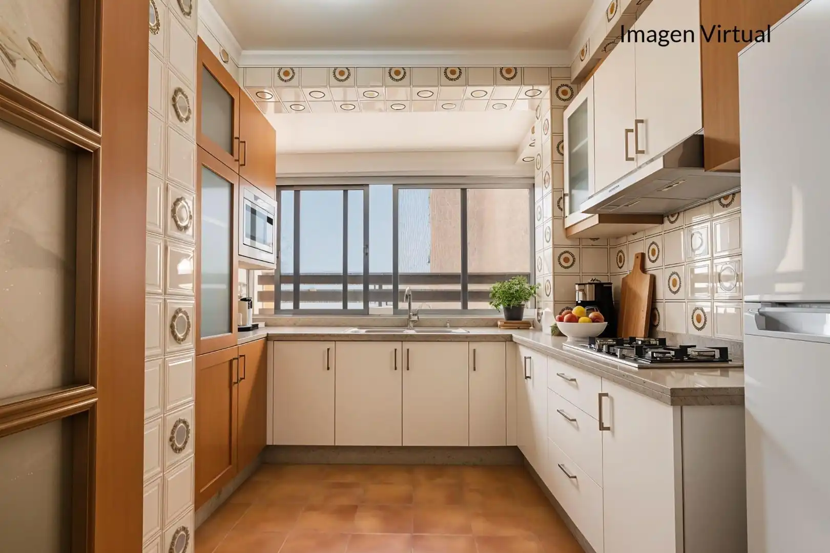 Kitchen of Flat for sale in Málaga  with Air Conditioner