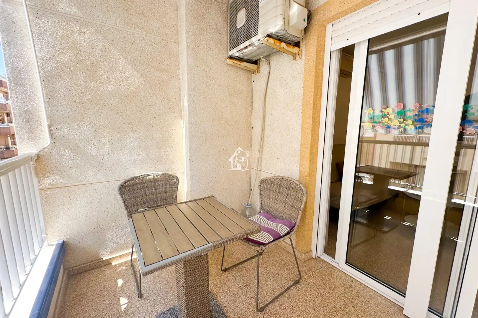 Terraza de Apartamento de alquiler en Guardamar del Segura con Aire acondicionado, Terraza y Amueblado