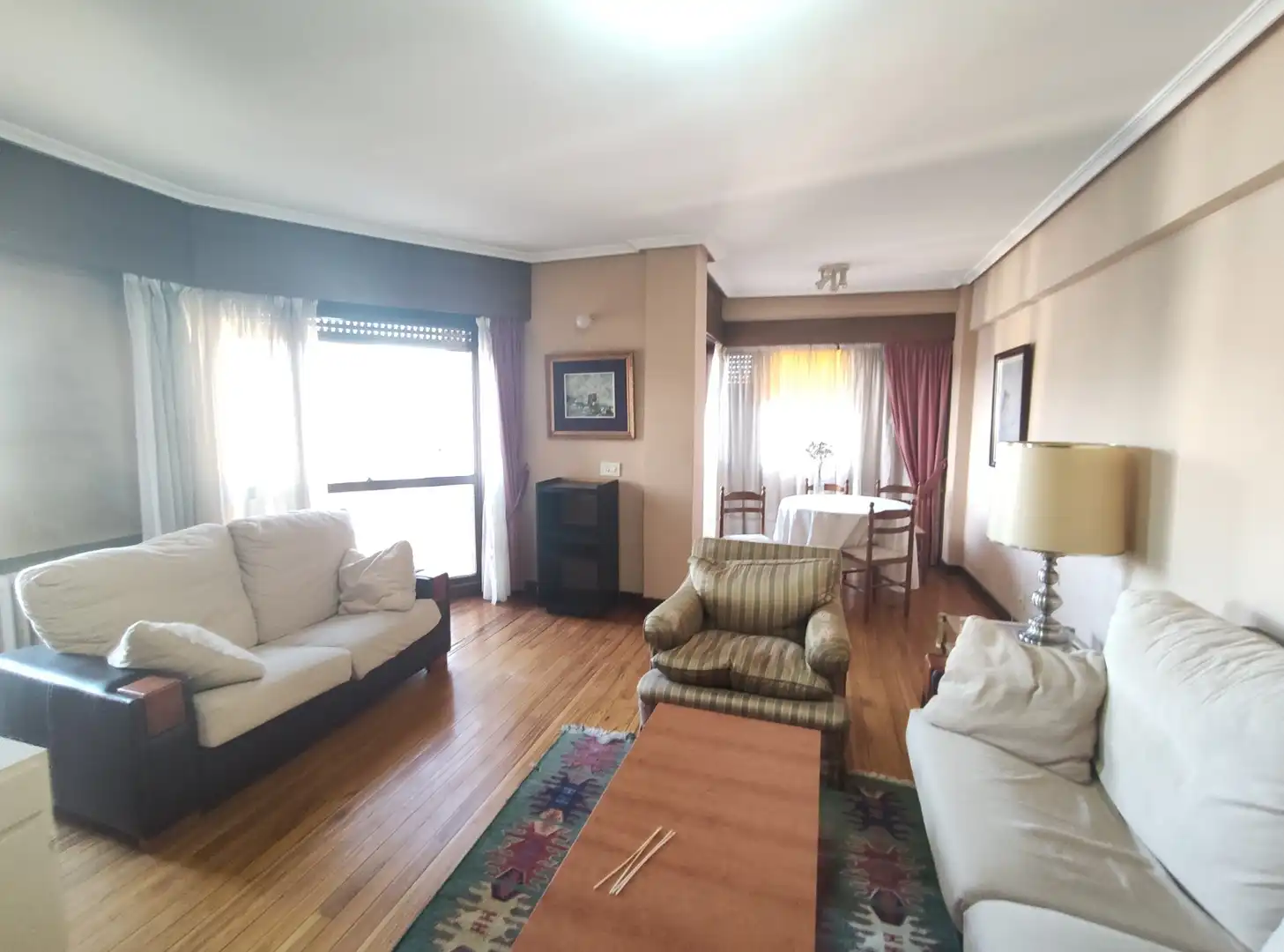 Living room of Flat for rent in Ourense Capital   with Heating, Furnished and Oven