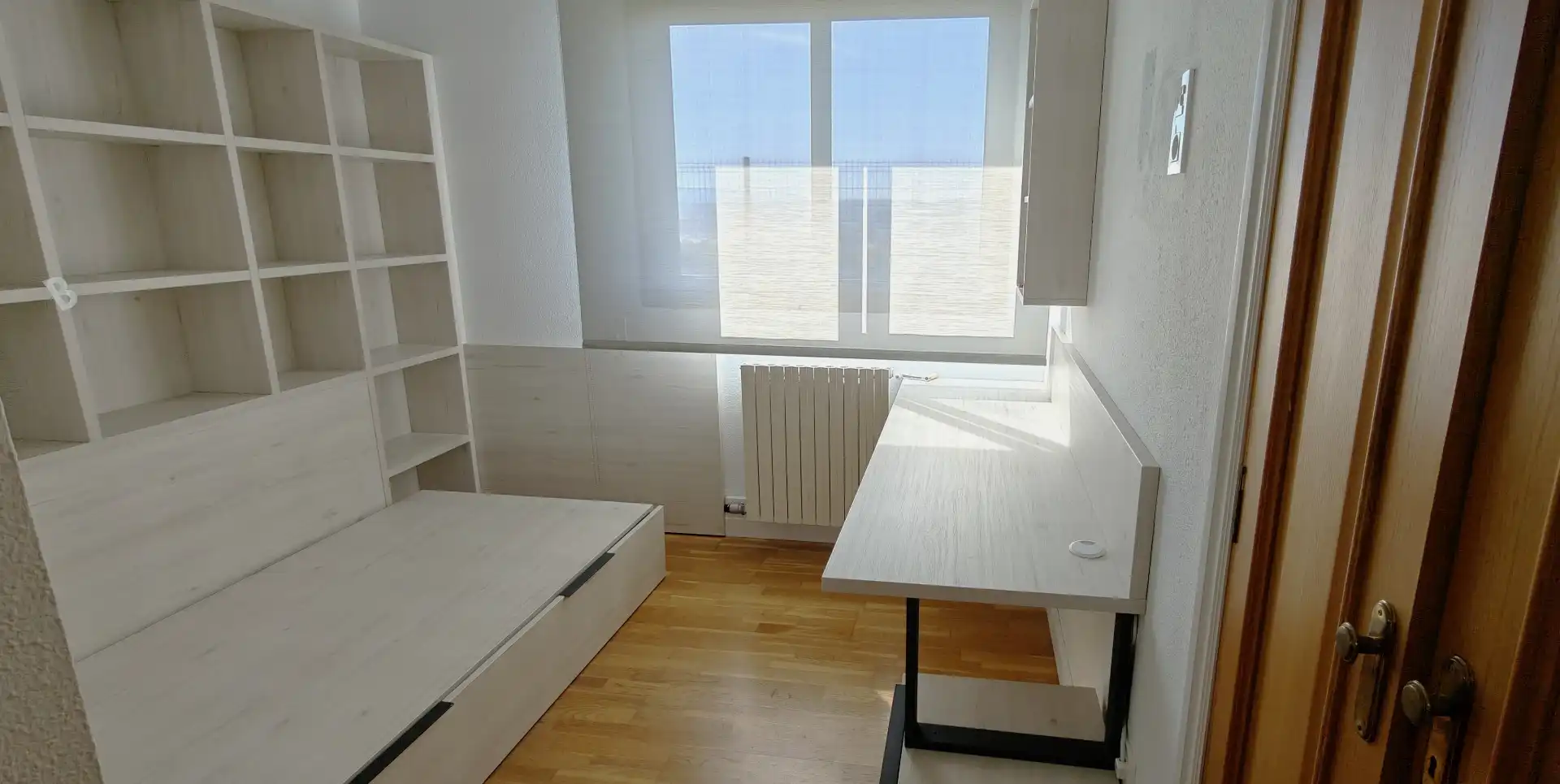 Bedroom of Attic for rent in Zaragoza  with Air Conditioner, Heating and Parquet flooring
