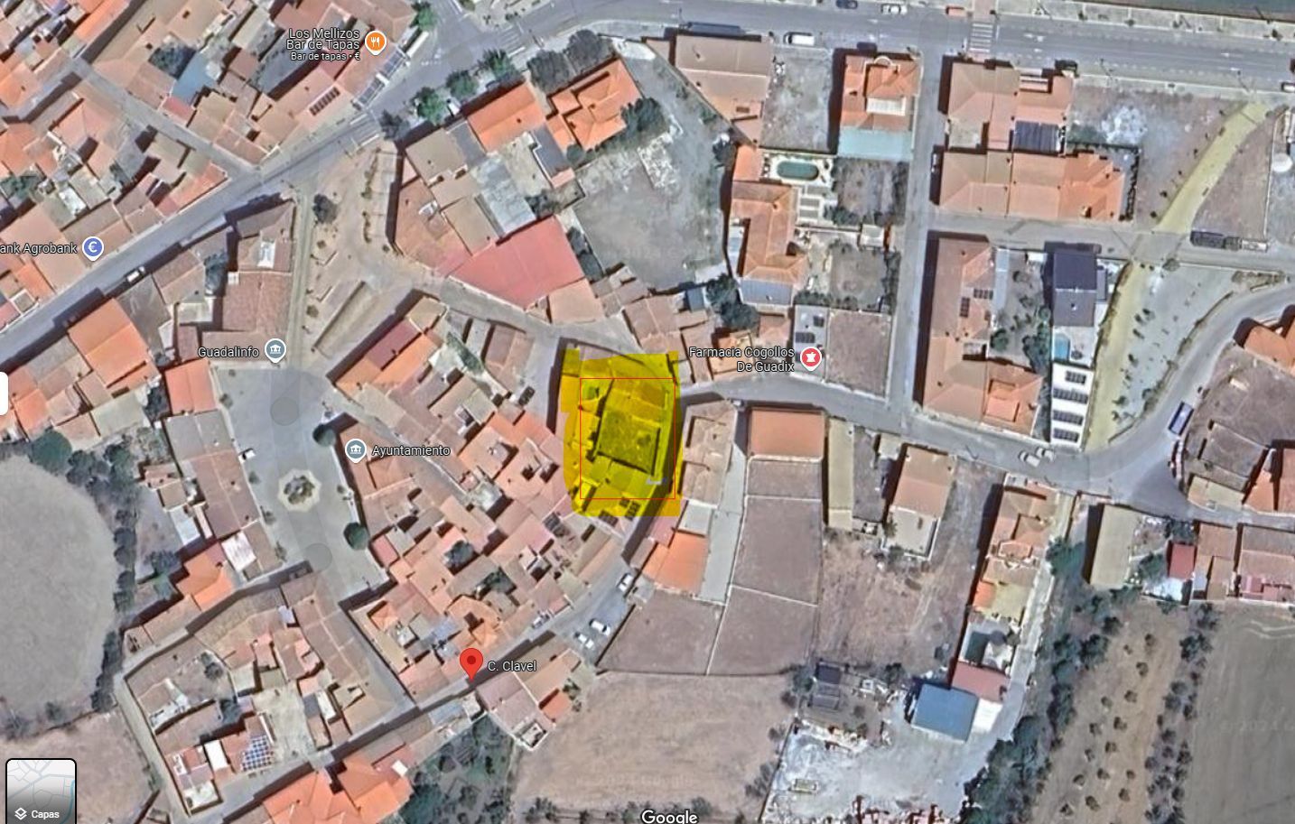 Vista exterior de Residencial en venda en Cogollos de Guadix