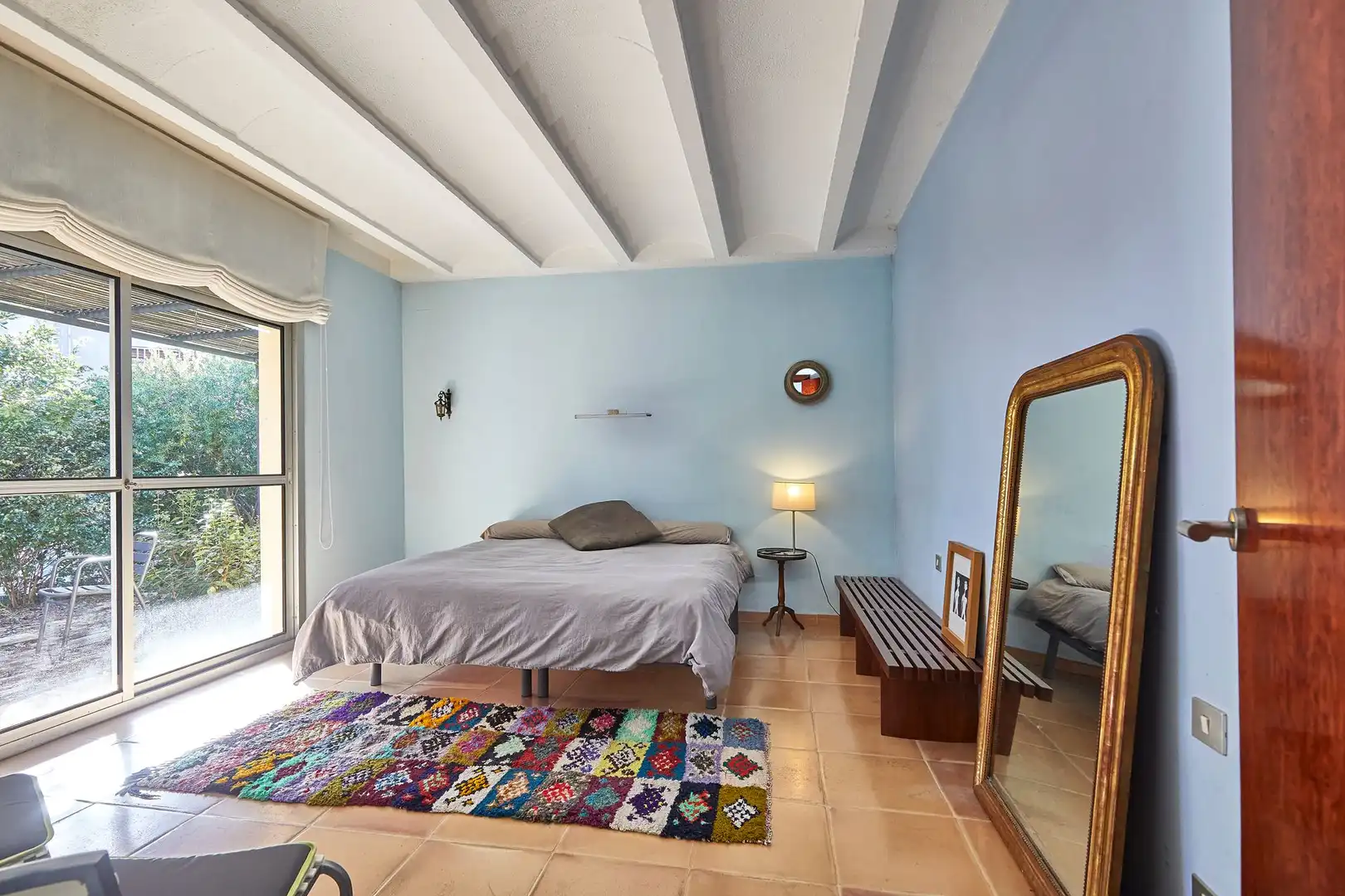 Schlafzimmer von Haus oder Chalet zum Verkauf in Premià de Dalt mit Klimaanlage, Heizung und Privatgarten