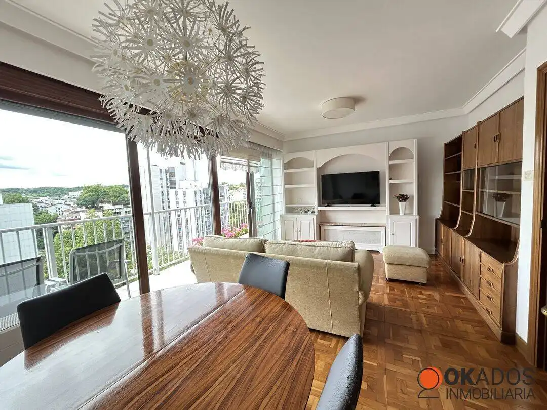 Wohnzimmer von Wohnung zum Verkauf in Donostia - San Sebastián  mit Heizung und Balkon