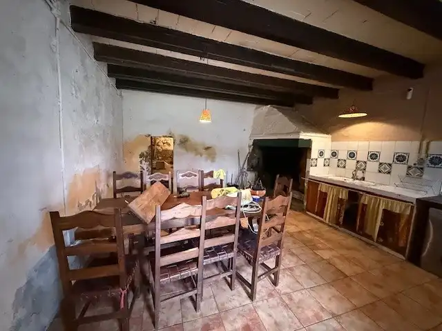 Menjador de Finca rústica en venda en Santa Maria de Palautordera amb Jardí privat i Piscina