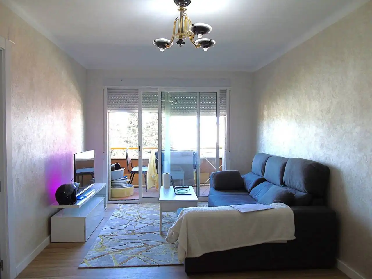 Wohnzimmer von Wohnung zum Verkauf in Roda de Ter mit Heizung und Balkon