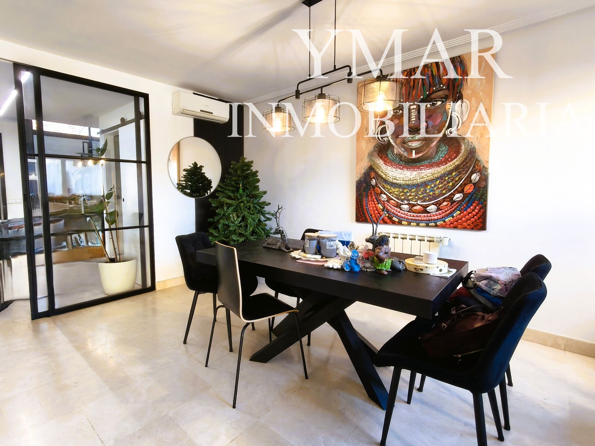 Dining room of Single-family semi-detached for sale in Arroyomolinos (Madrid)  with Air Conditioner, Heating and Private garden