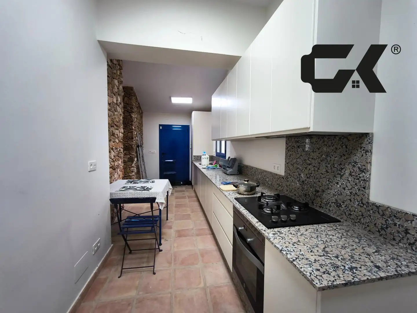 Cuina de Finca rústica en venda en Mazarrón amb Terrassa, Piscina i Moblat